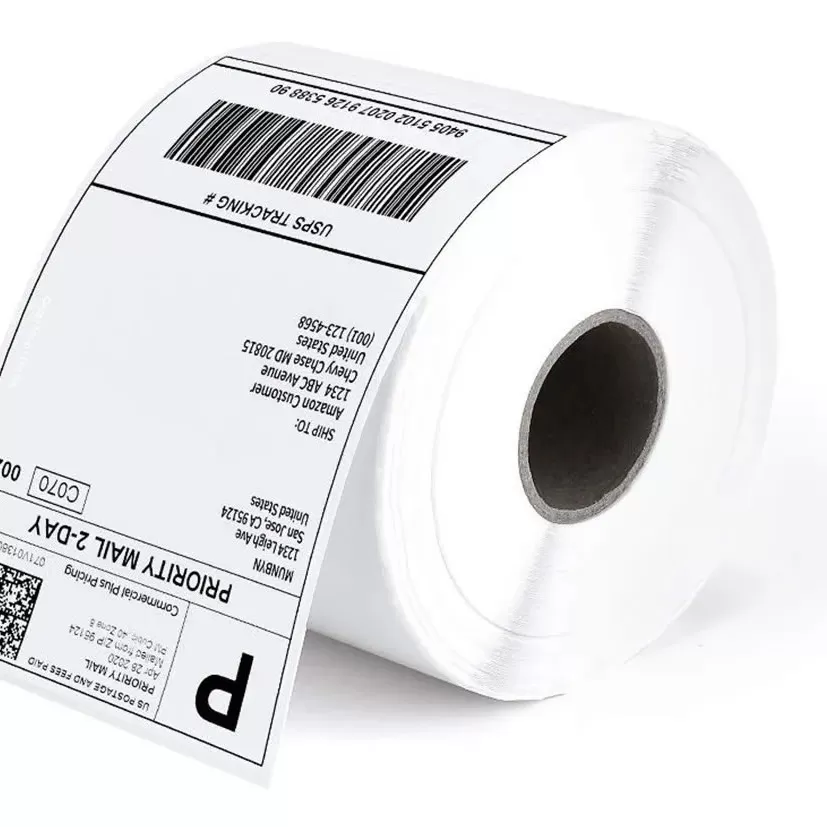 Rollo De Etiquetas Termicas Autoadhesivas 100x70. 1000 Unidades Por Rollo