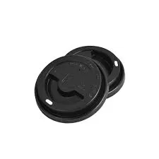 Tapas negras para vaso polipapel de 8 Oz. - image 2