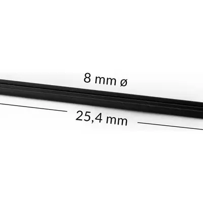 Bombilla Negra 8mm x 19,7 – 3 capas Envuelta - image 3