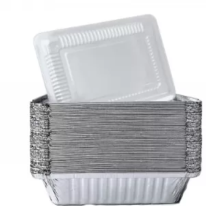 Bandeja de Aluminio 850 cc. con Tapa