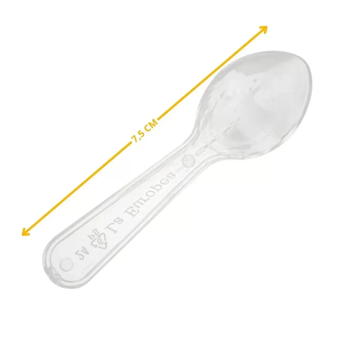 Cucharita para helado Transparente