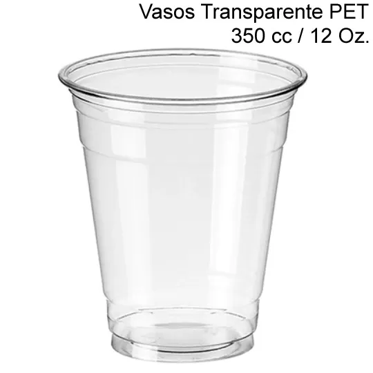 Vasos Transparentes 350 cc o 12 Oz