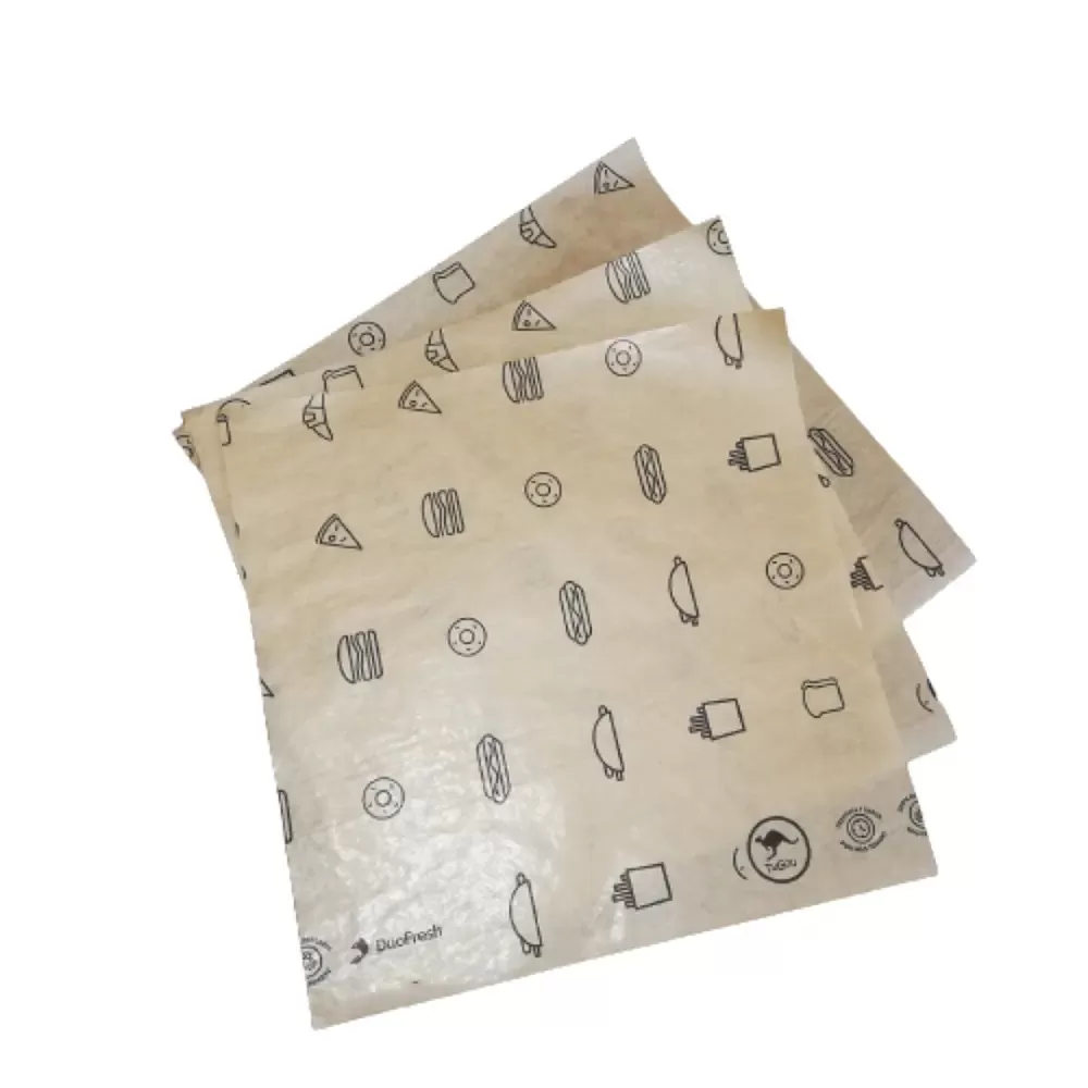 Papel Antigrasa Premium Kraft 20x20cm