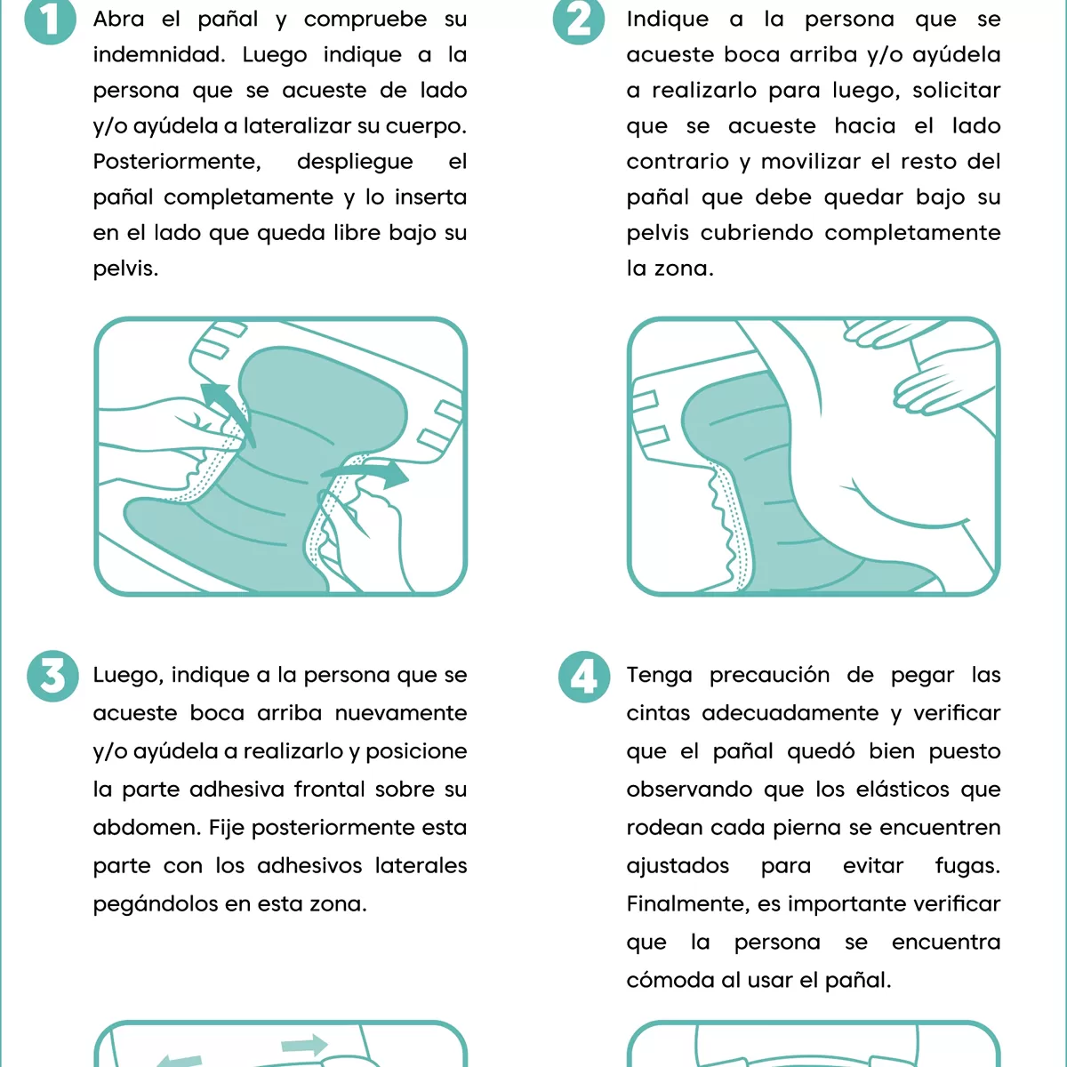 Pañal Adulto G, Incontinencia Fuerte - image 3