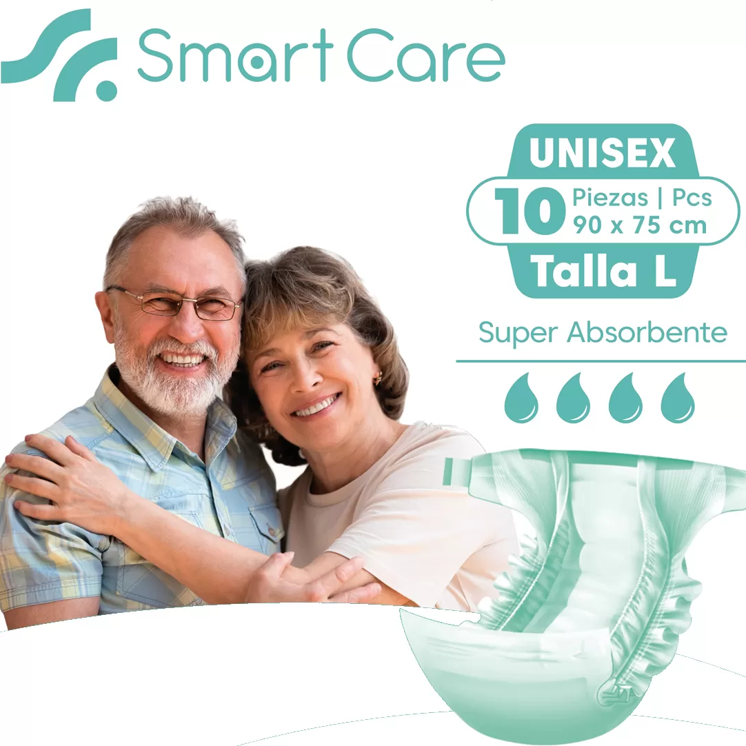 Pañal Adulto L, Incontinencia Fuerte. La Mejor Calidad. L
