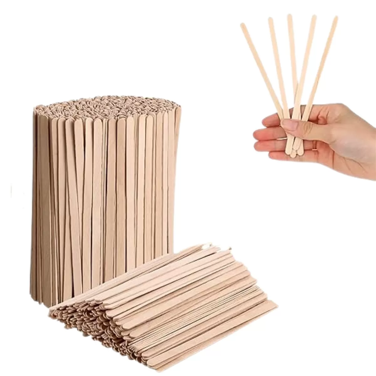 Revolvedores De Café De Madera 14cm