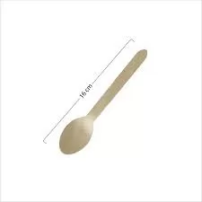 Cucharas de Madera 16 Cm.