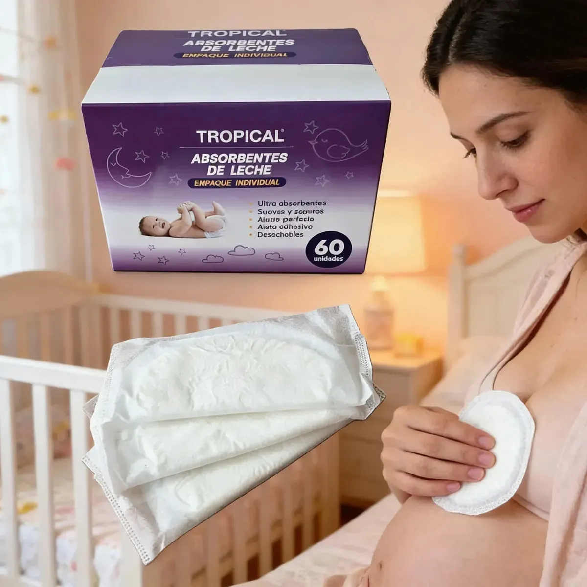 Protectores Mamarios Absorbentes De Leche Tropical