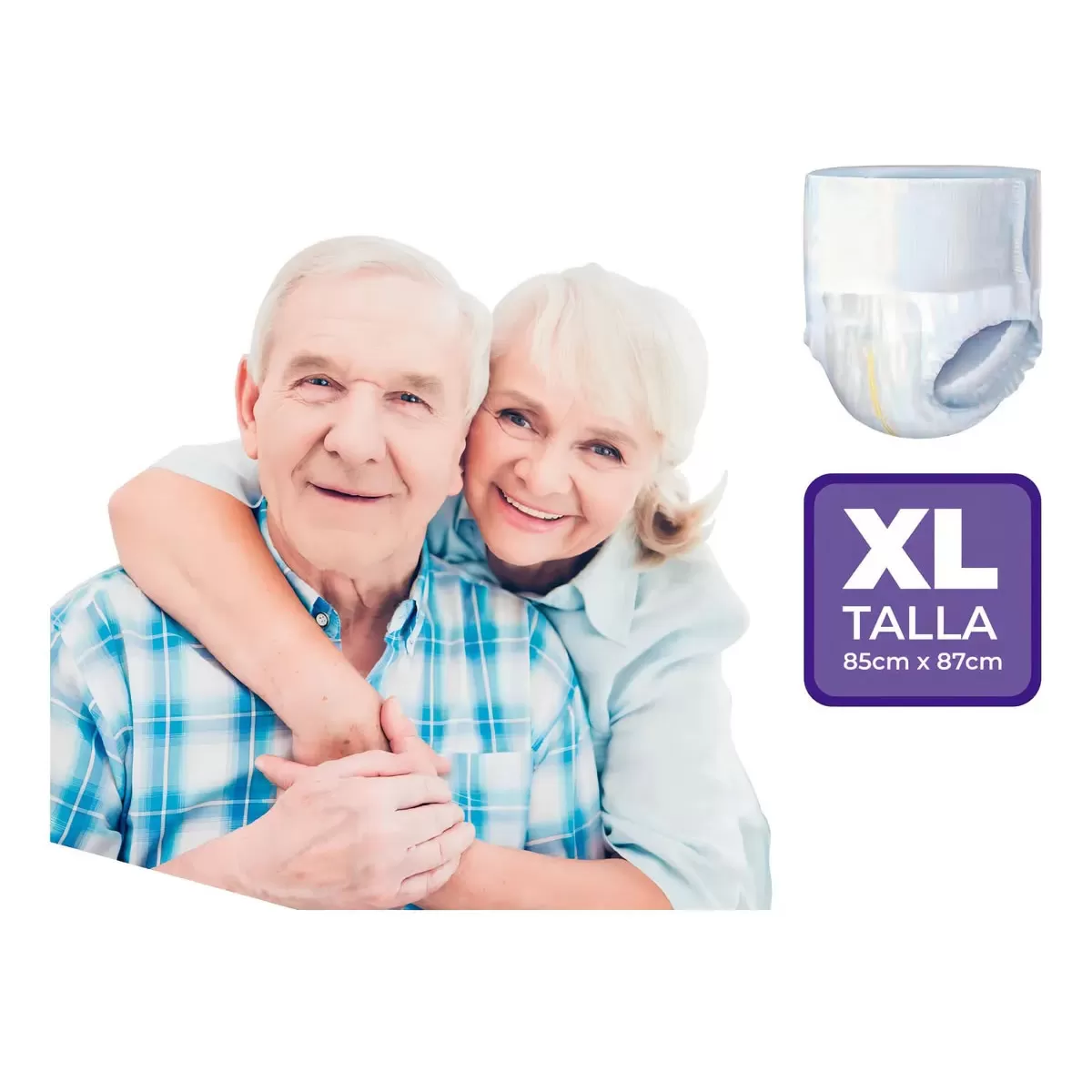 Pañales Adulto tipo Calzon. Talla XL
