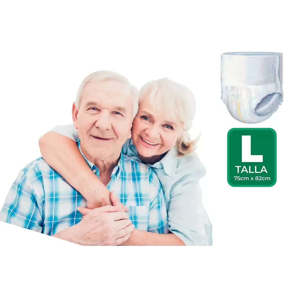 Pañales Adulto tipo Calzon. Talla L