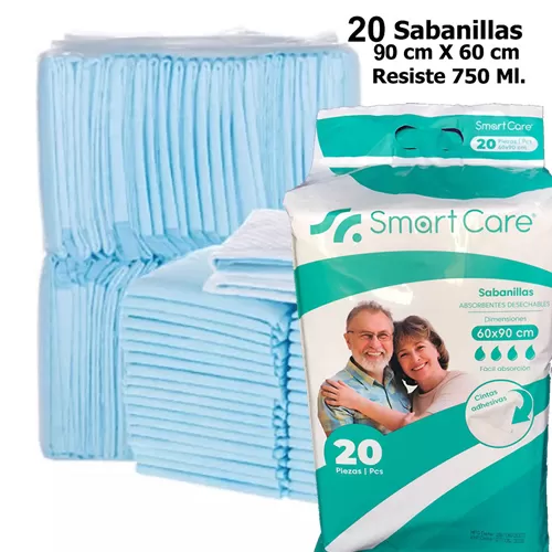 20 Protectores De Cama tipo Sabanilla 90x60 cm